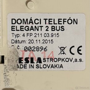 Domovní telefon TESLA Stropkov - 3