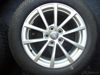 ZIMNÍ ALU KOLA orig.AUDI 17" 5x112 7,5" et-36,stř.-66,6 - 3