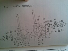 Originální katalog náhradních dílů na MZ 150 ETZ - 3