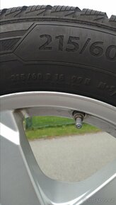 Alu.kola 5x108 R16, zimní pneu 6,5 mm, TPMS ventilky - 3