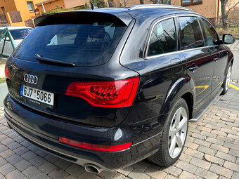 Audi Q7 3,0 TDi 180kw - 2x S-LINE, CZ, VZDUCH, 7-MÍST - 3