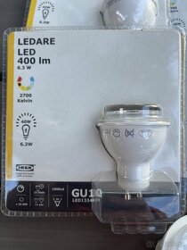 LED bodové žárovky GU10 6.3W - 3