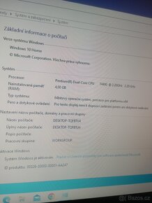 Notebook dvou jádro win 10 4 gb rám DDR3 dobrý stav - 3