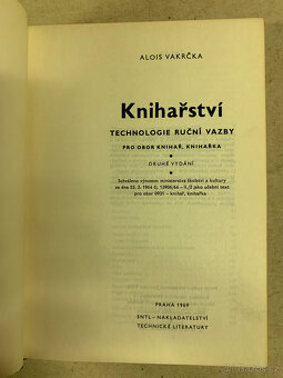 Kniha - Knihařství - technologie ruční vazby - 3