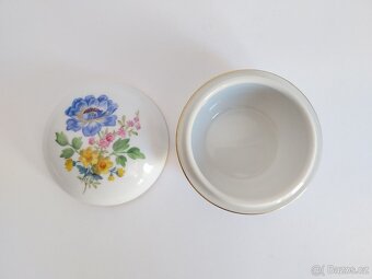 Starožítná porcelánová dózička Míšeň - Meissen - 3