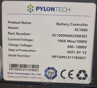 Battery Controller Pylontech SC1000 + Komunikační HUB - 3