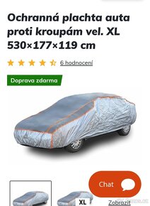 Prodám zánovní XL autoplachtu na pick-up - 3