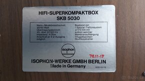 reproduktory Isophon SKB 5030, - 3