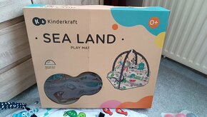 Hrací podložka s hrazdičkou Kinderkraft Sea Land - 3