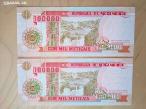 Mozambik - 100 000 meticais - 3