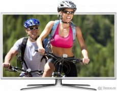 Luxusní bílá 3D TV Samsung SMART, 116 cm, STAV NOVÉHO ZBOŽÍ. - 3