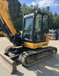 Minibagr JCB 85Z-1, rok výroby 2019, 3796 mth, nové pásy - 3