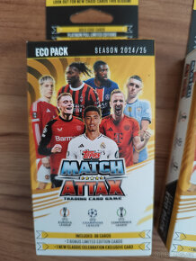 Fotbalové kartičky UCC Topps Match Attax 2024/25 - Eco Pack - 3