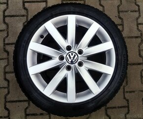 Alu kola originál Volkswagen Golf, Touran, Caddy 5x112 R17 - 3