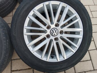 alu kola 5x112 r16  VW Golf 7 a letní pneu 205/55/16 - 3