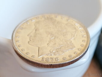 Stříbro 1 Morgan Dollar 1878 USA Spojené státy americké - 3