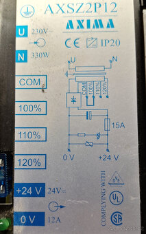 transormator zdroj 24V 230V napaječ AXIMA AXSZ2P12 - 3
