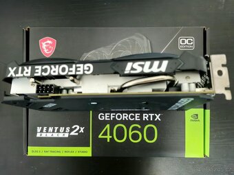 MSI GeForce RTX 4060 VENTUS 2X BLACK 8G OC, záruka - 3