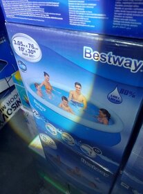 Nový - Kruhový nadzemní bazén Bestway Fast Set 3,05 x 0,76 m - 3