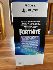 NOVY / ZABALENY PLAYSTATION PS5 S MECHANIKOU + HRA FORTNITE - 3