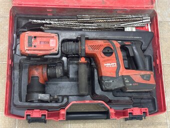 HILTI TE 6-A22 + TE-AC 2 AKU KLADIVO + ÚHLOVÉ SKLÍČIDLO - 3