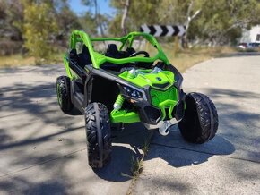 Buggy CAN-AM MAVERICK | 4X200W zelená-černá XXL - 3