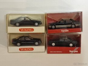 4x H0 1:87 Mercedes - 3