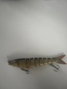 Wobler PIKE ZANDER Broken SINKING realistický vzhled - 3