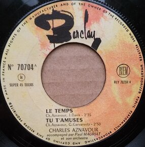 Charles Aznavour – Le Temps  (EP) - 3