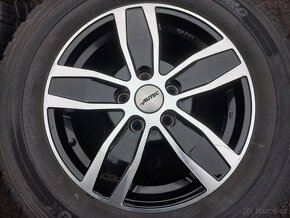 Prodám sadu ALU kol Alutec 215/65R16C celoroční - 3