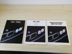 BMW E32 750iL - set katalogů - doprava v ceně - 3