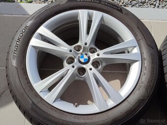 Zánovní letní ALU komplet BMW 17" 5x112 ET54 pneu 205/55/17 - 3