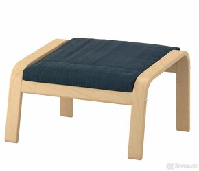 Houpací relaxační křeslo Ikea Poäng + podnožka - 3