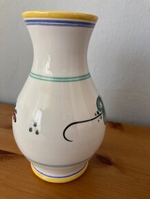 Retro ručně malovaná váza, 16 cm - 3