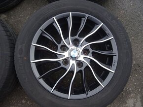 Alu disky leštěné na BMW 16", 5x120, ET 42, letní sada - 3