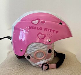 Dětská helma Hello Kitty vel. XS včetně brýlí - 3