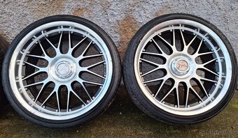 Alu kola R19 5x112 a 5x120 Keskin KT4 + letní235/35/19 Kumho - 3