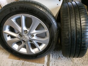 ALU kola Toyota 5x114,3 r16 Originál Corolla, pneu 5mm, TPMS - 3