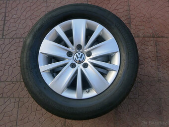 Letní alu originál VW Sharan 5x112 6,5Jx16 ET33 7N0601025A - 3