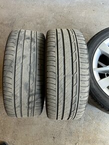 Alu kola 5x112 R17 letní pneu 225/45 Škoda Octavia - 3