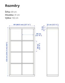 Regál IKEA FLYSTA (KALLAX) - 3