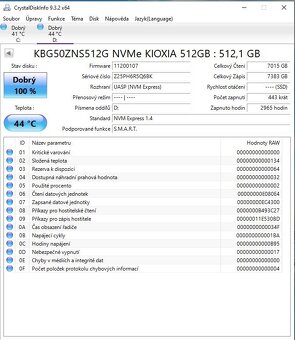 SSD M.2 NVME disk Kioxia (HP) 512GB - 3