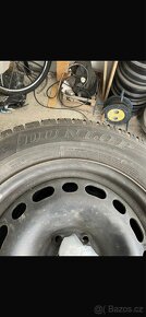 Zimní pneu 225/60 R16, včetně plech. disků. - 3