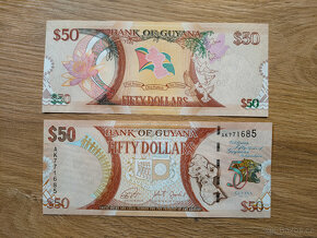 Guyana - 50 dollars - výroční bankovka - 3