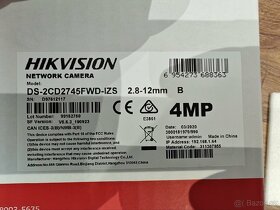 IP kamery Hikvision 4MPix nové - 3