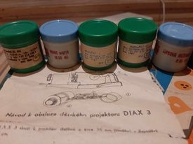 Diaprojektor DIAX3, originální krabice + pohádky 5x - 3