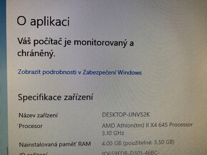 Stolní počítač PC kompletní, čistá Windows 10 - 3