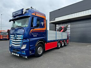 Mercedes-Benz Actros 3251 8x2 - valník s hydraulickou rukou - 3