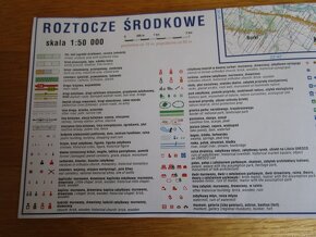 mapa Polsko Roztočanský NP Roztocze Środkowe - 3