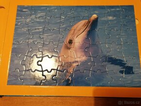 Kniha Poznáváme s puzzle Delfíni 5x skládačka - 3